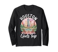 Houston 2027 Girls Trip Texas Vacation Long Sleeve T-Shirt
