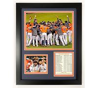 Houston Astros 2017 World Series Championship Collectible | Framed Photo Collage Wall Art Decor - 12"x15" | Legends Never Die