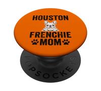 Houston Frenchie Mom Gift Texas French Bulldog TX Dog Lover PopSockets Adhesive PopGrip