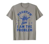 Houston I Am The Problem Funny Raccoon T-Shirt