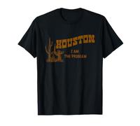 Houston I Am The Problem Funny Raccoon T-Shirt