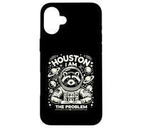 Houston I Am The Problem Funny Space Lovers Astronaut Case for iPhone 16 Plus