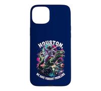 Houston I Have So Many Problems Astronaut Riding Dinosaur Case for iPhone 15 Plus