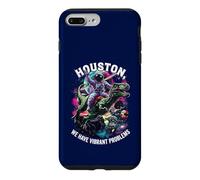 Houston I Have So Many Problems Astronaut Riding Dinosaur Case for iPhone 7 Plus/8 Plus