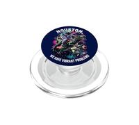 Houston I Have So Many Problems Astronaut Riding Dinosaur PopSockets PopGrip for MagSafe