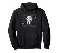 Houston I Have So Many Problems Funny Raccoon Astronaut Pullover Hoodie
