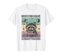 Houston I Have So Many Problems Vintage Raccoon Meme T-Shirt