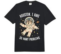 Houston I Have So Many Problems Wolf Comfort Colors Adult Heavyweight T-Shirt