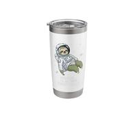 Houston I'll Get There Eventually Sloth Astronaut Stainless Steel Insulated Tumbler