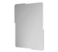 Houston Illuminated Dimmable LED Mirror with Demister and Touch Sensor | Glass/Aluminium | 600mm x 800mm