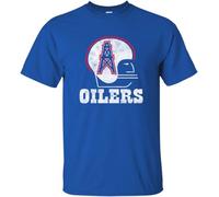 Houston Oilers Retro Logo - G200 Ultra Cotton T-Shirt Men's Sapphire