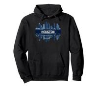 Houston Texas City Horizon Pullover Hoodie