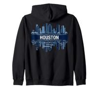 Houston Texas City Horizon Zip Hoodie