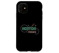 Houston Texas Souvenir Minimalist Line Art Spacecraft Case for iPhone 11