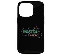 Houston Texas Souvenir Minimalist Line Art Spacecraft Case for iPhone 13 Pro