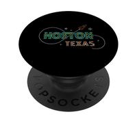 Houston Texas Souvenir Minimalist Line Art Spacecraft PopSockets Adhesive PopGrip
