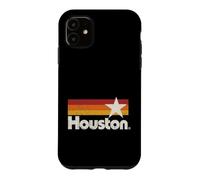 Houston Texas Vintage Houston Stripes Strong Old 70s 80s 90s Case for iPhone 11