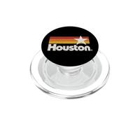 Houston Texas Vintage Houston Stripes Strong Old 70s 80s 90s PopSockets PopGrip for MagSafe