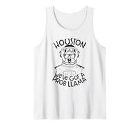 Houston We've Got a Prob Llama Space Alpaca Tank Top