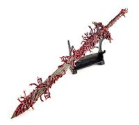 Housunzi Elden Rings Blasphemous Blade Model - 30cm/11.8in - Full Metal with Display Stand Game Prop Collection Desk Decoration Personalized Gift for Gamer