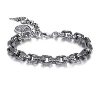 Housunzi Men's S925 Silver Personalized Bracelet Cracked Adjustable Retro Bracelets Dainty Handmade Jewellry Hypoallergenic Wedding Birthday Gift for Her