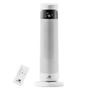 Houszy PTC Electric Heater 2000W - Oscillating Electric Fan Heater with Thermostat 15-40°C, 24-Hour Timer, Remote, Tip-Over & Overheat Protection, Touch Control LED Display - UK BS Plug by Houszy