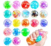 HOUT 20Pcs Party Bags Fillers for Kids: Children's Birthday Squishy Stress Ball Anti-Stress Balls Party Favours Favors - Classroom Prizes Gifts Sruffers for Adults Baby