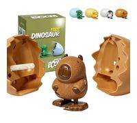 HOUXIANDOU Wind-Up Animal Hatching Surprise Egg, Wind-Up Surprise Eggs, Dinosaur Egg Hatching Toy, Rotate The Egg To Hatch A Walking Animal (Capybara)
