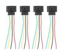 HouYeen 4x Ignition Coil Connector Harness Wiring Plug for Au-di A3 A4 B7 B8 A6 C6 C7 TT Ben-tley Lam-borghini Se-at Ibiza Mk4 Leon 5F 1P Sko-da Octavia Mk3 Fabia Mk2 V-W Golf Mk5 Scirocco Ti-guan
