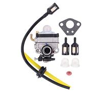 HouYeen Carburettor Carb Kit for JCB M25 PLT25AF TRY25PGTA 25CC B&Q Strimmer Carburetor with Fuel Line Filter Set