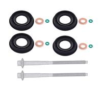 HouYeen Diesel Injector Seals Washer O-ring Clamp Bolts Kit for Transit MK7 2.2 2.4 TDCi