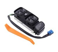 HouYeen Electric Master Control Window Switch for Mercedes C-Class W203 S203C180 C200 C220 Left Window Regulator Console Unlock Bonnet Pushbutton