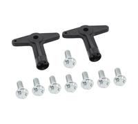 HouYeen Front or Rear Right and Left Wheel Centre Cap Screws Bolts with Key for Re-nault Clio mk2 mk3 Scenic Laguna Megane mk1 mk2 Modus 1996-Onwards