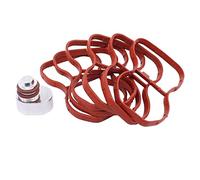 HouYeen Intake Swirl Flap Delete Blank Plug with Manifold Gaskets for B-MW N57 N57S E70 E71 E90 E91 E92 E93 F01 F02 F07 F10 F11