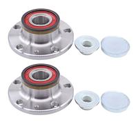 HouYeen Rear Left and Right Wheel Hub Bearing Kits for Au-di A1 8X A2 Ibiza Mk4 6J Fabia Mk3 Polo Mk5 6R 6C 9N Cordoba Fox Silver