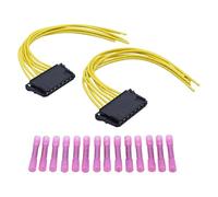 HouYeen Rear Right and Left Tail Light 7 Pin Wiring Harness Plug with Rubber Hose for May-bach 57 W240 Mer-cedes C CLC E GLK S Class W203 C204 CL203 S203 S204 W211 X204 V221 CLS C219 2000-Onwards