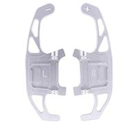 HouYeen Silver Steering Wheel Shift Paddle Extension Aluminium for VW