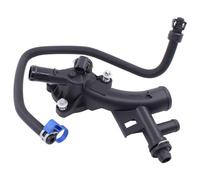 HouYeen Thermostat Housing Water Outlet and Engine Radiator Coolant Hose w/Sensor for Vau-xhall O-pel Astra 2009-2019
