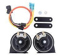 HouYeen Twin Tone Snail Horn 12V 3.5A 110DB for Fiesta Focus Kuga Mondeo B-Max C-Max