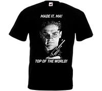HOUYI James Cagney Made It Ma! Top of The World T-Shirt Black XXL