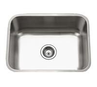Houzer STS-1300-1 Eston Series Undermount Stainless Steel Single Bowl Kitchen Sink, 18 Gauge by HOUZER