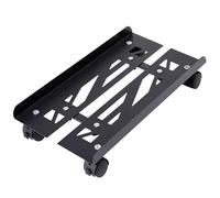Mobile PC Stand, Adjustable Metal Computer Tower Stand, PC Floor Stand with 4 Locking Caster Wheels, PC Tower Stand, CPU Holder, PC Cart PC Riser Fits Most PC for Gaming Office Desk