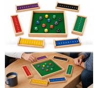 HOVCEH Dice Game Shut the Box 6 Players with 12 Dice