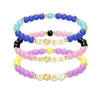 HOVCEH for Kpop Demon Merch Bracelets Inspired Bracelets, Friendship Bracelet Set, Stackable Stretch Bracelets for Fans Christmas Birthday Gifts, Concert Outfits Accessories (KPOP-5)