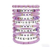 HOVCEH for Kpop Demon Merch Bracelets Inspired Bracelets, Friendship Bracelet Set, Stackable Stretch Bracelets for Fans Christmas Birthday Gifts, Concert Outfits Accessories (KPOP-10PCS)