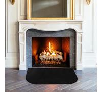 HOVCEH Hearth Rugs for Fireplaces, 102*50CM Fireplace Mat, Fireproof Mat, Hearth Pad Protection Mat, Fire Pit Mats, Fireproof Fireplace Mat, Ember Protection Mats for Fireplace Stover Indoor Outdoor