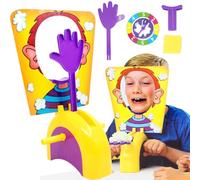 HOVCEH Pie Face Game for Kids, Pie Face Showdown Game, PieFace Family Party FunGame, Party Fun Cake CreamGame, Parent-Child Interactive GameToys, Funny PranksGames Toy for Kids Adults