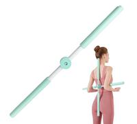 HOVCEH Yoga Stick, Posture Corrector Shoulders Back, 360° Rotation Yoga Stick for Back and Neck, Pilates Bar for Stretching, Modeling