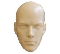 HoveeLuty 1/6 Scale Head Plastic Head Sculpture European Beauty Soldier Carving Model Miniature Action Figures for Colouring, Painting, Drawing and Sketching 1/6 Scale Accessories