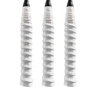 HoveeLuty 1 Roll Badminton Grip Tape Absorbent Breathable Soft Anti Slip Tennis Grip Tape Racket Accessories Sticky Seal for Tennis Badminton White Golf Racket